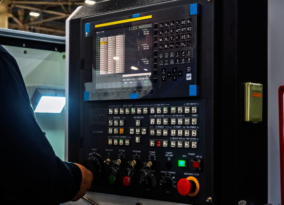 Panel de máquina CNC